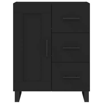 Stylish Highboard Black 69.5x34x180 cm - Durable & Elegant