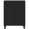 Stylish Highboard Black 69.5x34x180 cm - Durable & Elegant