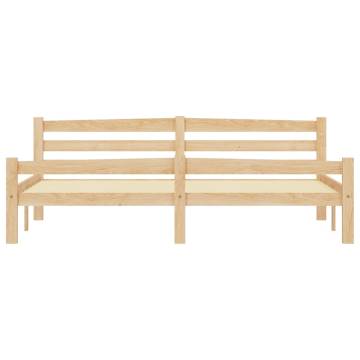 Solid Pinewood Bed Frame 180x200 cm Super King | HipoMarket