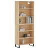 Stylish Highboard Sonoma Oak 69.5x32.5x180 cm | HipoMarket