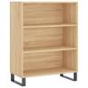 Stylish Highboard Sonoma Oak 69.5x32.5x180 cm | HipoMarket