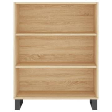 Stylish Highboard Sonoma Oak 69.5x32.5x180 cm | HipoMarket