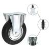 16 pcs Fixed Casters 200 mm - Smooth & Durable