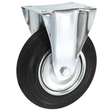 16 pcs Fixed Casters 200 mm - Smooth & Durable