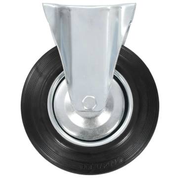 16 pcs Fixed Casters 200 mm - Smooth & Durable