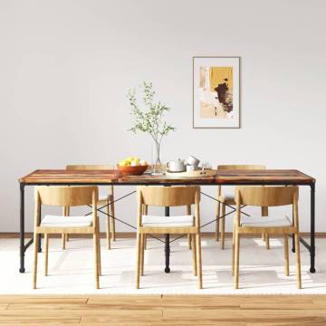 Stylish 240 cm Dining Table | Solid Reclaimed Wood