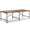 Stylish 240 cm Dining Table | Solid Reclaimed Wood