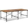 Stylish 240 cm Dining Table | Solid Reclaimed Wood