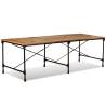 Stylish 240 cm Dining Table | Solid Reclaimed Wood