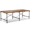 Stylish 240 cm Dining Table | Solid Reclaimed Wood