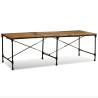 Stylish 240 cm Dining Table | Solid Reclaimed Wood