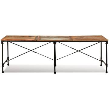 Stylish 240 cm Dining Table | Solid Reclaimed Wood