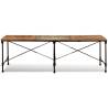 Stylish 240 cm Dining Table | Solid Reclaimed Wood