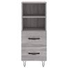 Highboard Grey Sonoma 34.5x34x180 cm - Stylish Storage Solution