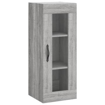 Highboard Grey Sonoma 34.5x34x180 cm - Stylish Storage Solution