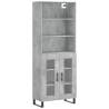 Highboard Concrete Grey - Stylish Storage Solution | Hipomarket