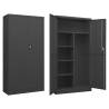 Locker Cabinet Anthracite 90x40x180 cm Steel Colour anthracite Quantity in Package 1 