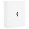 Stylish Highboard White 69.5x34x180 cm - Quality Storage