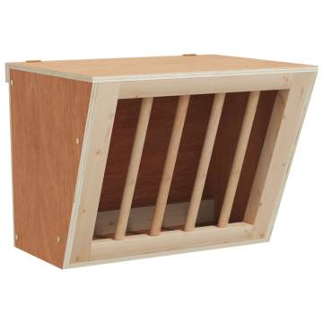 Rabbit Hay Feeder - Solid Wood Fir for Small Pets | HipoMarket