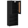 Highboard Black - Stylish Storage Solution | HiPoMarket