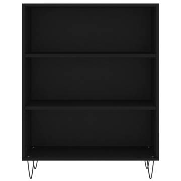 Highboard Black - Stylish Storage Solution | HiPoMarket