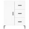 Stylish Highboard White 69.5x34x180 cm - Durable & Elegant