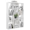 High Gloss White Room Divider/Book Cabinet | HipoMarket