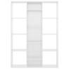 High Gloss White Room Divider/Book Cabinet | HipoMarket