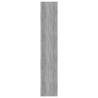 Stylish Grey Sonoma Book Cabinet & Room Divider | 80x30x166 cm