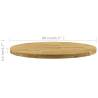 Solid Oak Round Table Top 800mm - Rustic Charm for Your Home