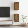 Stylish Smoked Oak TV Cabinets - 2 pcs | Hipomarket