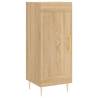 Stylish Highboard Sonoma Oak - 34.5x34x180 cm