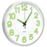 Luminous Wall Clock White 30 cm - Easy Read Timepiece