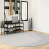 Rug HUARTE Short Pile Soft and Washable Grey Ø 200 cm Colour grey Size Ø 200 cm 