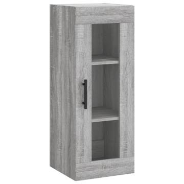 Highboard Grey Sonoma - Stylish Engineered Wood Storage | HipoMarket