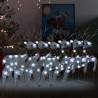 Christmas Reindeers 6 pcs Silver 120 LEDs Colour silver Quantity in Package 6 Number of LEDs 1 