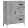 Stylish Grey Sonoma Highboard - 69.5x34x180 cm | HipoMarket