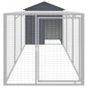 Durable Chicken Cage with Run - Galvanised Steel | HipoMarket