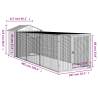 Durable Chicken Cage with Run - Galvanised Steel | HipoMarket