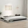 Bed Frame Black 180x200 cm Super King Size Solid Wood Pine Colour black Size 180 x 200 cm 