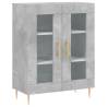 Stylish Highboard Concrete Grey - 69.5x34x180 cm | HiPoMarket