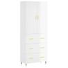 Highboard High Gloss White - Stylish Storage Solution