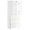 Highboard High Gloss White - Stylish Storage Solution