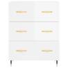 Highboard High Gloss White - Stylish Storage Solution