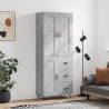 Stylish Highboard Concrete Grey – Ample Storage & Stability