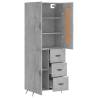 Stylish Highboard Concrete Grey – Ample Storage & Stability