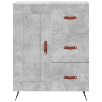 Stylish Highboard Concrete Grey – Ample Storage & Stability