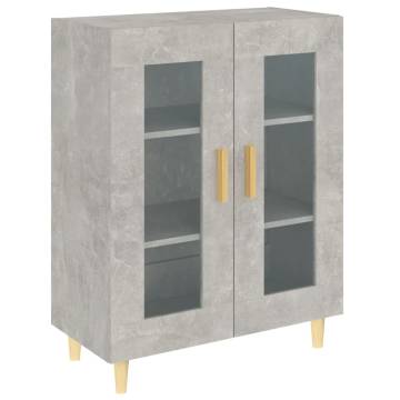 Stylish Concrete Grey Sideboard - 69.5x34x90 cm | HipoMarket