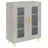 Stylish Concrete Grey Sideboard - 69.5x34x90 cm | HipoMarket