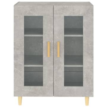 Stylish Concrete Grey Sideboard - 69.5x34x90 cm | HipoMarket